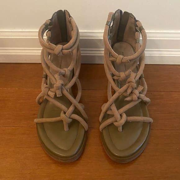 Strappy Green Alexander Wang Sandals - Picture 3 of 4